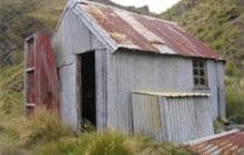 Ballarat Hut - Flood Burn